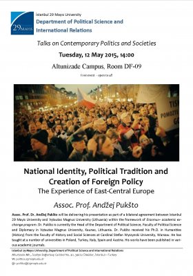 National Identity, Political Tradition and Creation of Foreign Policy