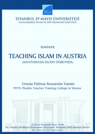 Teaching Islam In Austria