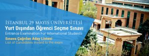 Yurtdışından Öğrenci Seçme Sınavı İlanı  (2017 - 2018)