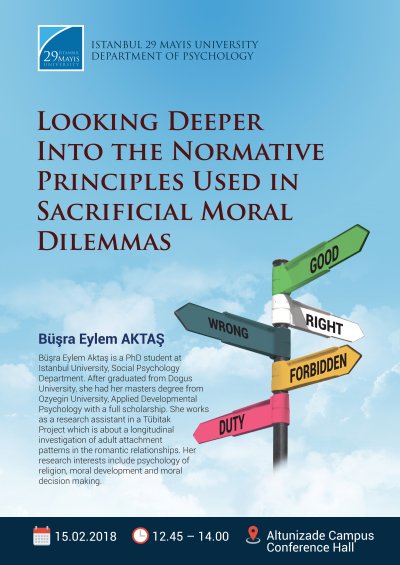 Looking Deeper Into The Normative Principles Used In Sacrificial Moral Dilemmas