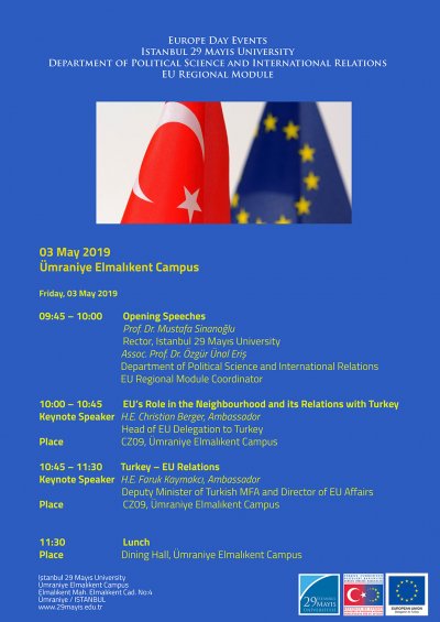 Avrupa Günü Etkinlikleri Çerçevesinde Türkiye-AB İlişkileri Konferansları