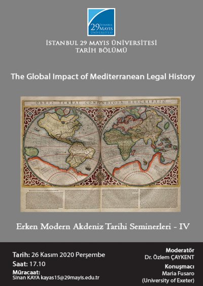 Erken Modern Akdeniz Tarihi Seminerleri - IV
