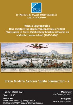 Erken Modern Akdeniz Tarihi Seminerleri X