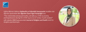 Dr. Öğretim Üyesi Figen Kasapoğlu’nun Makalesi SSCI Kapsamındaki Journal of Religion and Health İsimli Q1 dergide yayımlanmıştır
