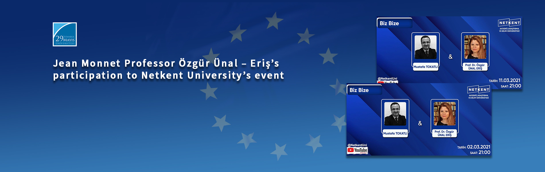 Jean Monnet Professor Özgür Ünal – Eriş’s Participation to Netkent University’s Event