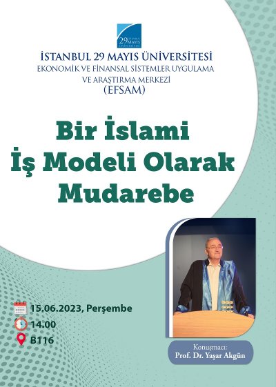 Bir İslami İş Modeli Olarak Mudarebe