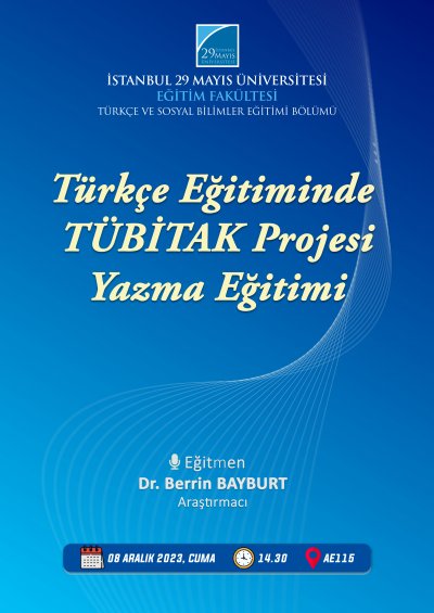Türkçe Eğitiminde TÜBİTAK Projesi Yazma Eğitimi