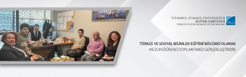 Türkçe ve Sosyal Bilimler Eğitimi Bölümü Olarak Mezun Öğrenci Toplantımızı Gerçekleştirdik