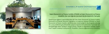 İslam Ekonomisi ve Finansı Kulübü, EFSAM ve İslam Ekonomisi ve Finansı Anabilim Dalı işbirliğinde Çevresel Sürdürülebilirlik Tartışıldı