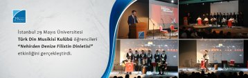 Fakültemiz Öğrencilerince Kurulan Türk Din Musikisi Kulübü, “Nehirden Denize Filistin Dinletisi” Adlı Etkinliği Gerçekleştirdi