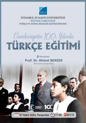 Cumhuriyetimizin 100. Yılında Türkçe Eğitimi