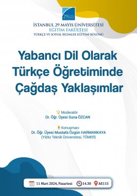 Yabancı Dil Olarak Türkçe Öğretiminde Çağdaş Yaklaşımlar-