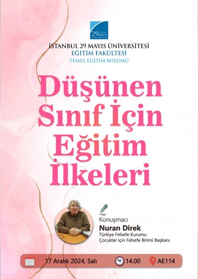 Düşünen Sınıf İçin Eğitim İlkeleri