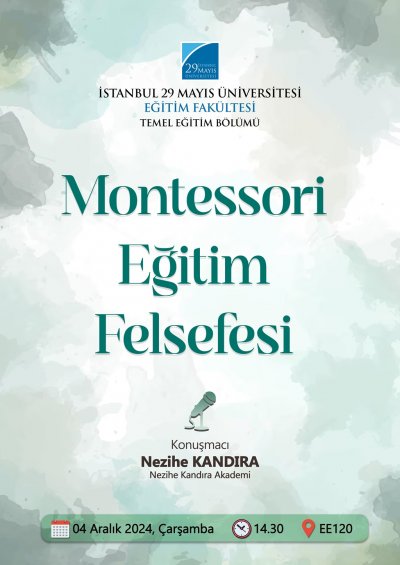 Montessori Eğitim Felsefesi