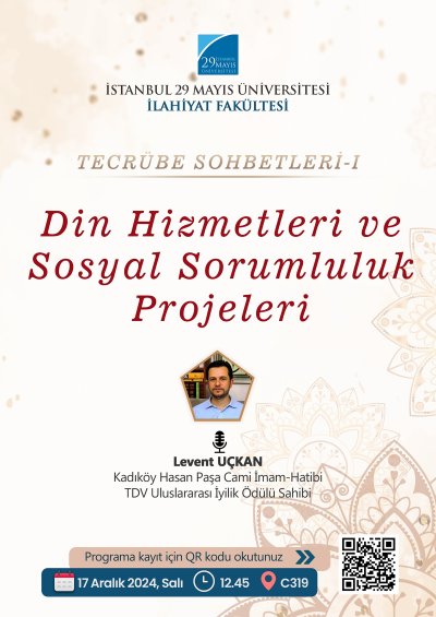 Tecrübe Sohbetleri-I Din Hizmetleri ve Sosyal Sorumluluk Projeleri