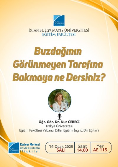 Buzdağının Görünmeyen Tarafına Bakmaya Ne Dersiniz?