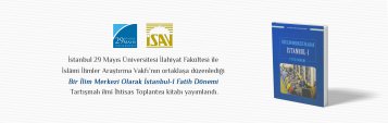 İlahiyat Fakültesi ile İslâmi İlimler Araştırma Vakfı\'nın Ortaklaşa Düzenlediği \