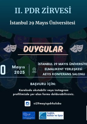 İstanbul 29 Mayıs Üniversitesi II. PDR Zirvesi’ne Davetlisiniz!