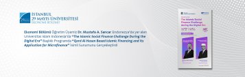 Dr. Mustafa A. Sancar Endonezya’da yer alan Universitas Islam Indonesia’da “The Islamic Social Finance Challange During the Digital Era” Başlıklı Programda “Qard Al-Hasan Based Islamic Financing and Its Application for Microfinance” İsimli Sunumunu Gerçekleştirdi