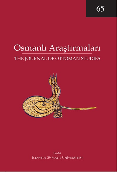 Osmanlı Araştırmaları Dergisi 64. Sayı Kapak Resmi