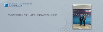 Uluslararası Sosyal Bilgiler Eğitimi Sempozyumu\'na Katıldılar