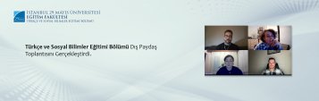 Türkçe ve Sosyal Bilimler Eğitimi Bölümü Dış Paydaş Toplantısını Gerçekleştirdi