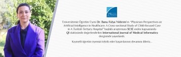 Üniversitemiz Öğretim Üyesi Dr. Banu Fulya Yıldırım’ın Araştırması International Journal of Medical Informatics Dergisinde Yayınlandı