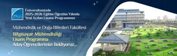Bilgisayar Mühendisliği Lisans Programına Aday Öğrencilerimizi Bekliyoruz