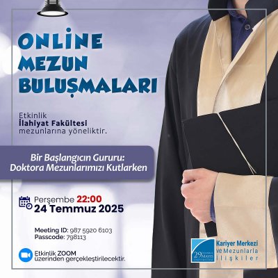 İlahiyat Fakültesi Online Mezun Buluşmaları