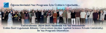 Öğrencilerimizi 2024 - 2025 Akademik Yılı  Yaz Programı İçin Ürdüne Uğurladık