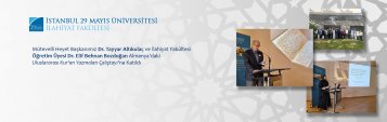 Mütevelli Heyet Başkanımız Dr. Tayyar Altıkulaç ve İlahiyat Fakültesi Öğretim Üyesi Dr. Elif Behnan Bozdoğan Almanya\'daki Uluslararası Kur\'an Yazmaları Çalıştayına Katıldı