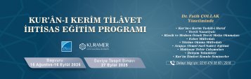 2025 - 2026 Dönemi Kur’ân-ı Kerîm Tilâvet İhtisas Eğitim Programı (KURTEP)