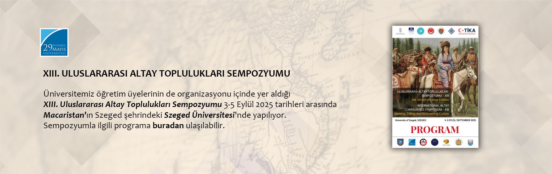 XIII. Uluslararası Altay Toplulukları Sempozyumu