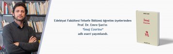 Prof. Dr. Emre Şanın “İmaj Üzerine” Adlı Eseri Yayımlandı