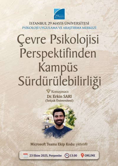 Çevre Psikolojisi Perspektifinden Kampüs Sürdürülebilirliği