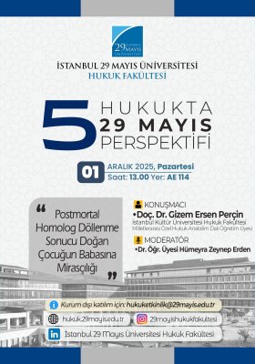Hukukta 29 Mayıs Perspektifi! Postmortal Homolog Döllenme Sonucu Doğan Çocuğun Babasına Mirasçılığı