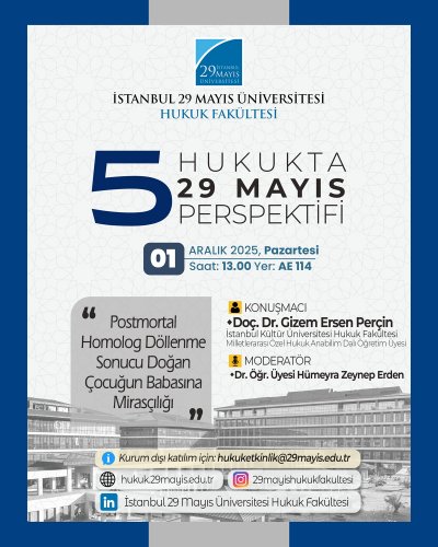 Hukukta 29 Mayıs Perspektifi! Postmortal Homolog Döllenme Sonucu Doğan Çocuğun Babasına Mirasçılığı