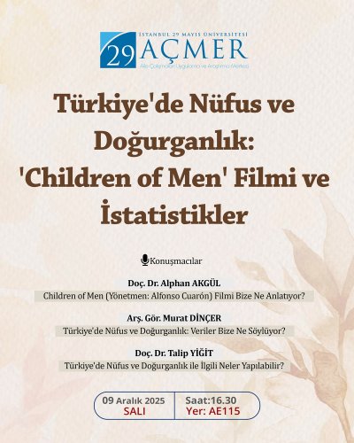 Türkiye'de Nüfus ve Doğurganlık: Children of Men Filmi ve İstatistikler
