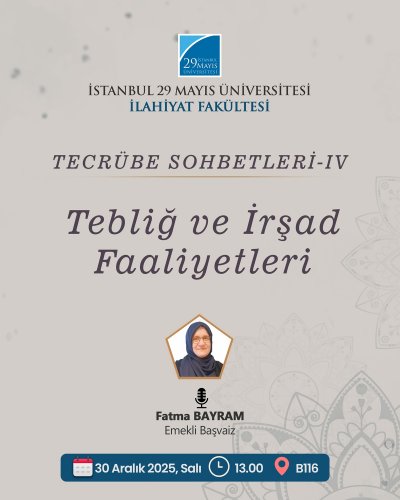 Tecrübe Sohbetleri-IV Tebliğ ve İrşad Faaliyetleri