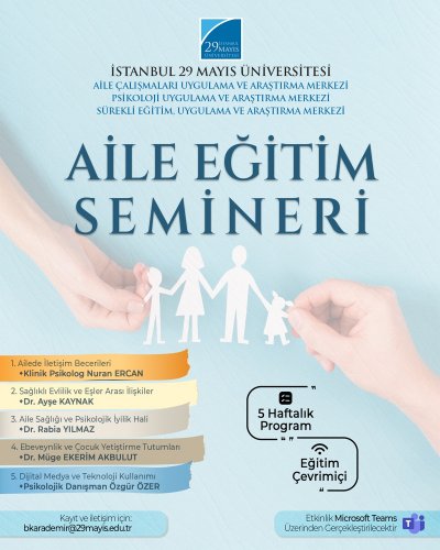 AÇMER & PAMER & SÜREM Aile Eğitim Semineri