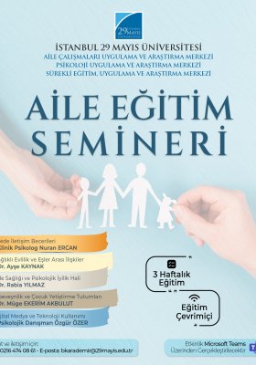 AÇMER & PAMER & SÜREM Aile Eğitim Semineri