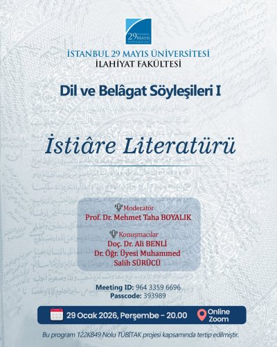 Dil ve Belâgat Söyleşileri I - İstiâre Literatürü
