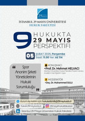 Hukukta 29 Mayıs Perspektifi! Spor Anonim Şirketi Yöneticilerinin Hukuki Sorumluluğu
