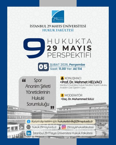 Hukukta 29 Mayıs Perspektifi! Spor Anonim Şirketi Yöneticilerinin Hukuki Sorumluluğu