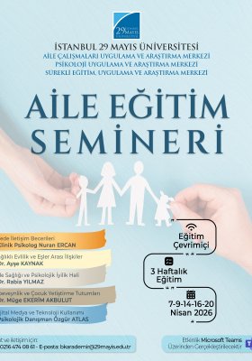 AÇMER & PAMER & SÜREM Aile Eğitim Semineri