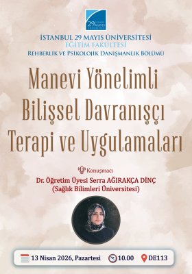 Manevi Yönelimli Bilişsel Davranışçı Terapi ve Uygulamaları