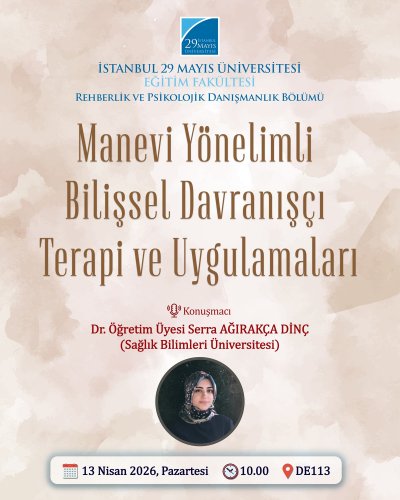 Manevi Yönelimli Bilişsel Davranışçı Terapi ve Uygulamaları