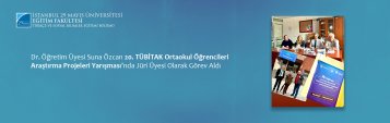 Dr. Öğretim Üyesi Suna Özcan 20. TÜBİTAK Ortaokul Öğrencileri Araştırma Projeleri Yarışması’nda Jüri Üyesi Olarak Görev Aldı