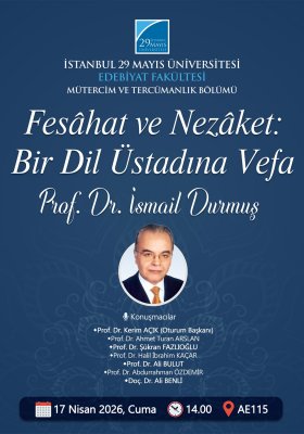 Fesâhat ve Nezâket: Bir Dil Üstadına Vefa (Prof. Dr. İsmail DURMUŞ)