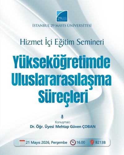 Yükseköğretimde Uluslararasılaşma Süreçleri